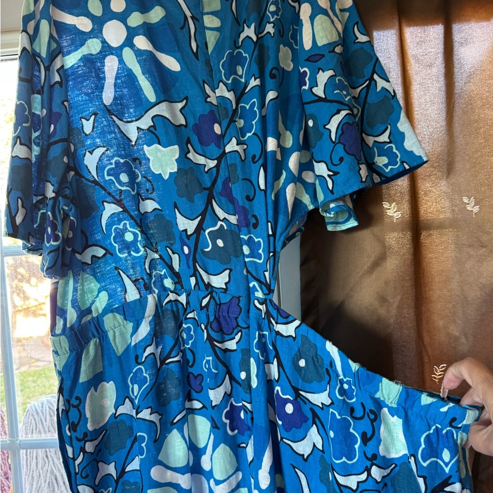 Target Blue and White Floral Jumper ( Palooza style) - Picture 3 of 6